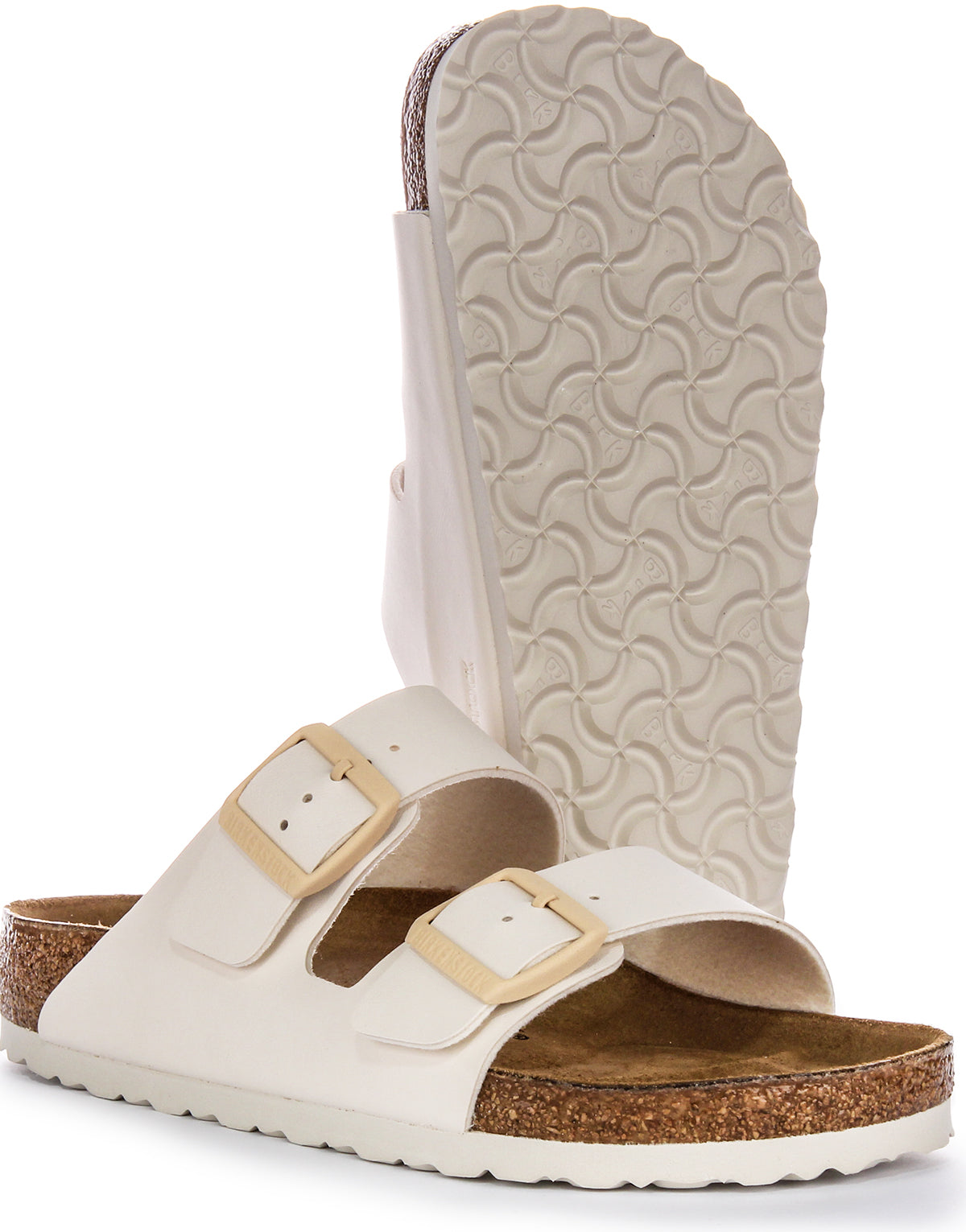 Sandales Birkenstock Arizona | Birko-Flor beige pour femmes