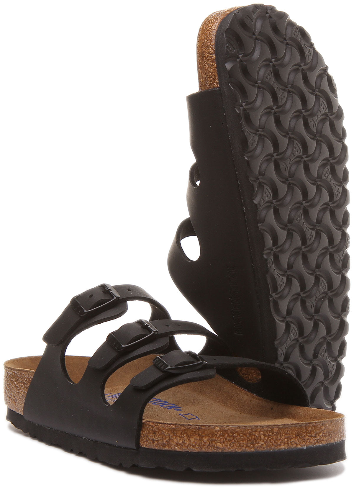 Birkenstock Florida Sandals | Black Birko-Flor for Women