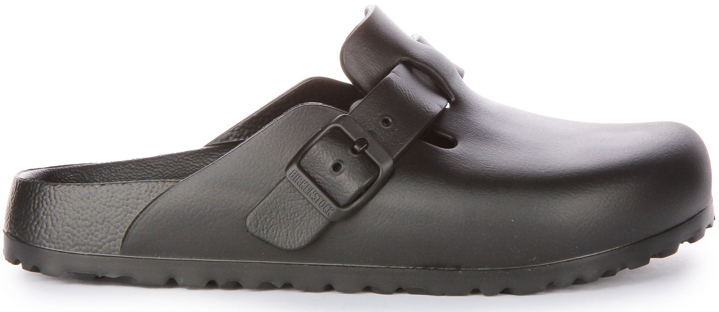 Birkenstock Boston Clogs | Black EVA - Essentials Edition for Women
