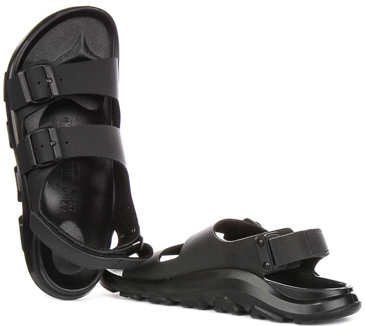Birkenstock Mogami Terra Trainers | Black genuine leather for Men - Regular Fit