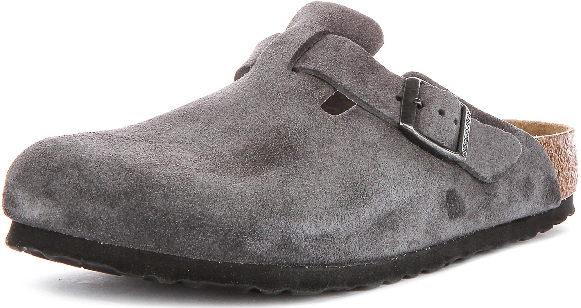 Birkenstock Boston Clogs | Charcoal Birko-Flor for Men and Women - Regular Fit
