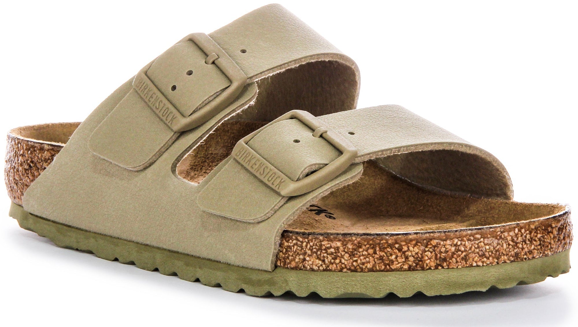 Sandales Birkenstock Arizona | Birko-Flor kaki pour hommes et femmes