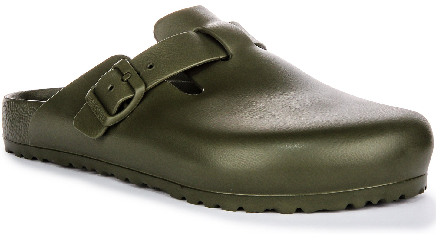 Birkenstock Boston Clogs | Khaki EVA for Men and Women