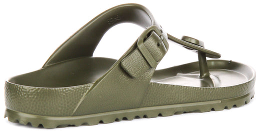 Birkenstock Gizeh Sandals | Khaki EVA for Men and Women - Regular Fit