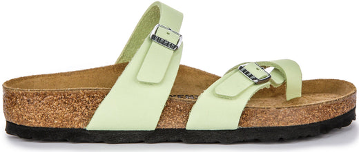 Birkenstock Mayari Sandals | Lime nubuck leather for Women