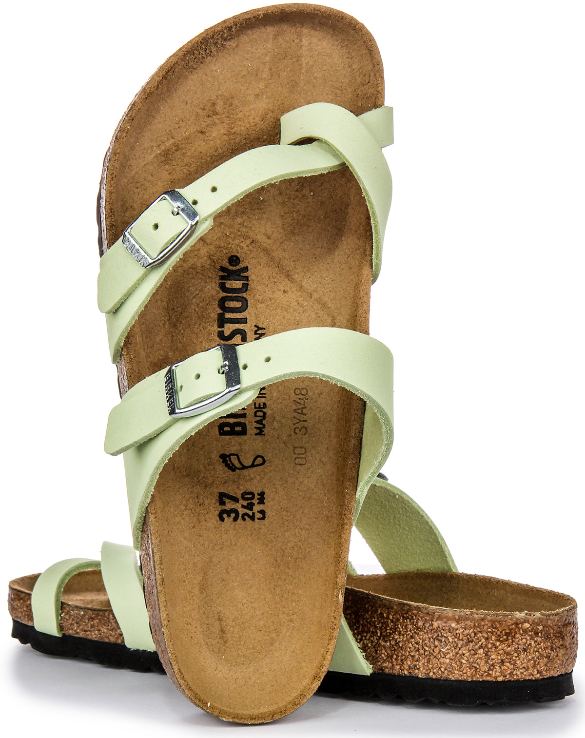 Birkenstock Mayari Sandals | Lime nubuck leather for Women