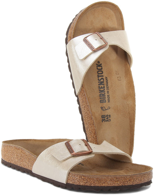 Sandali Birkenstock Madrid | Birko-Flor bianco da donna