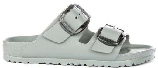 Birkenstock Arizona Sandals | Sage Green EVA - Big Buckle for Women - Narrow Fit
