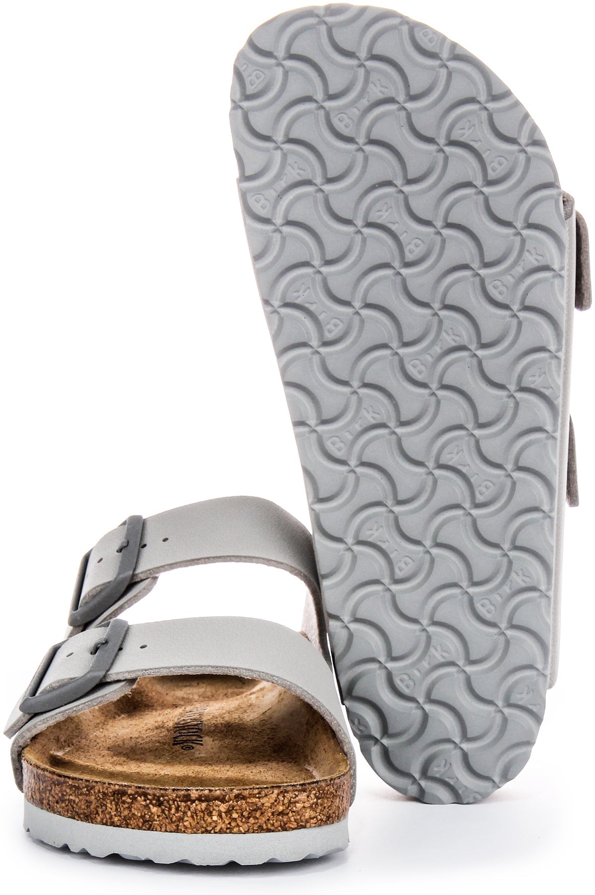 Sandales Birkenstock Arizona | Birko-Flor couleur pierre pour femme