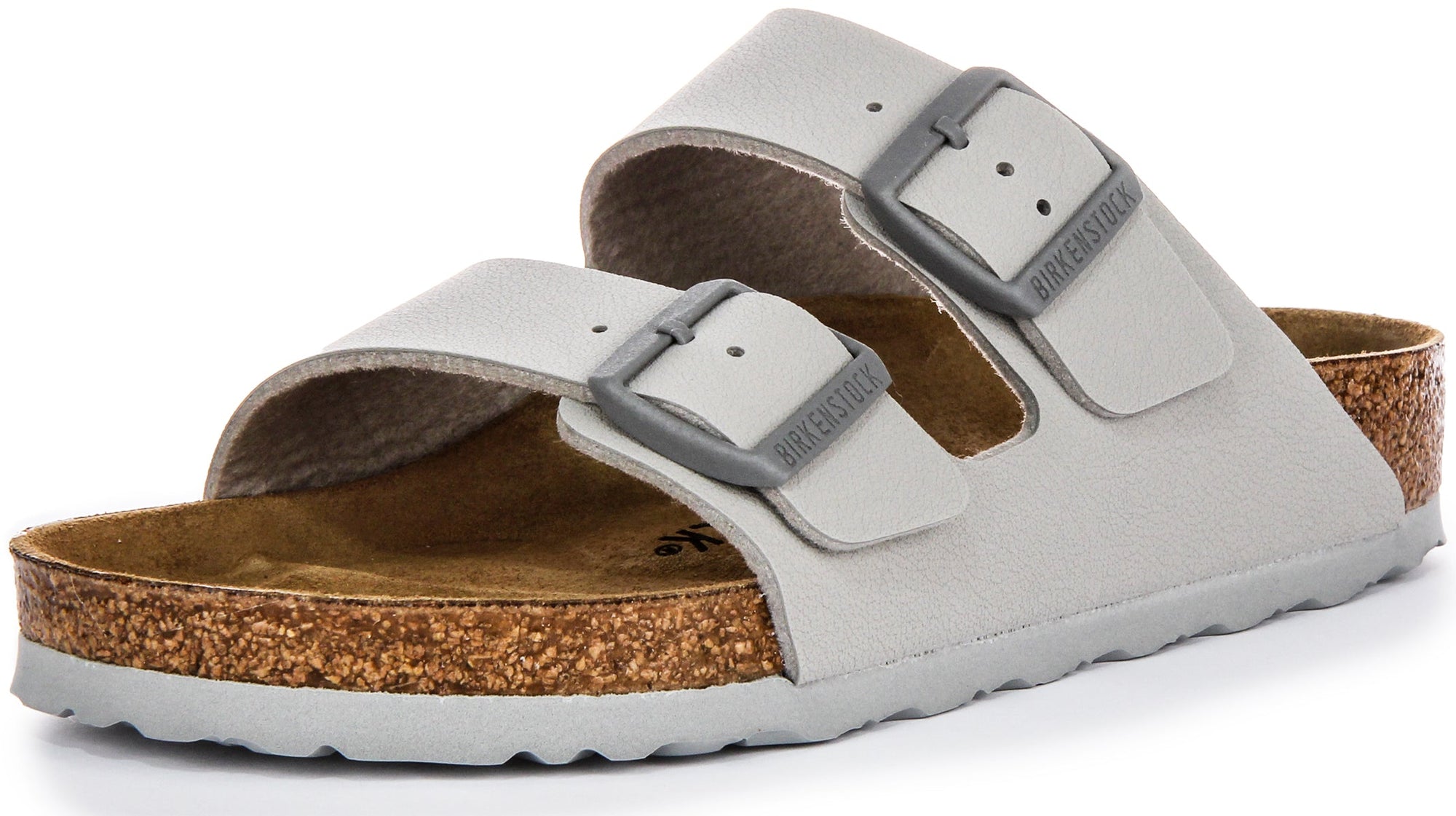 Sandales Birkenstock Arizona | Birko-Flor couleur pierre pour femme