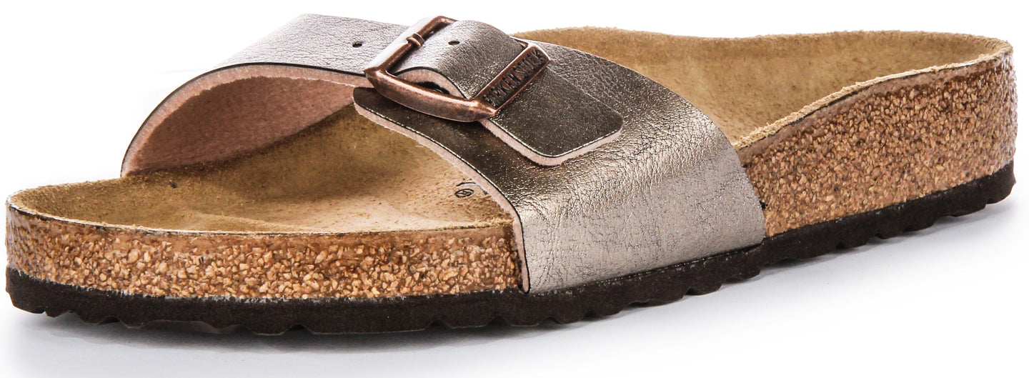 Birkenstock Madrid Sandals | Taupe Birko-Flor for Women