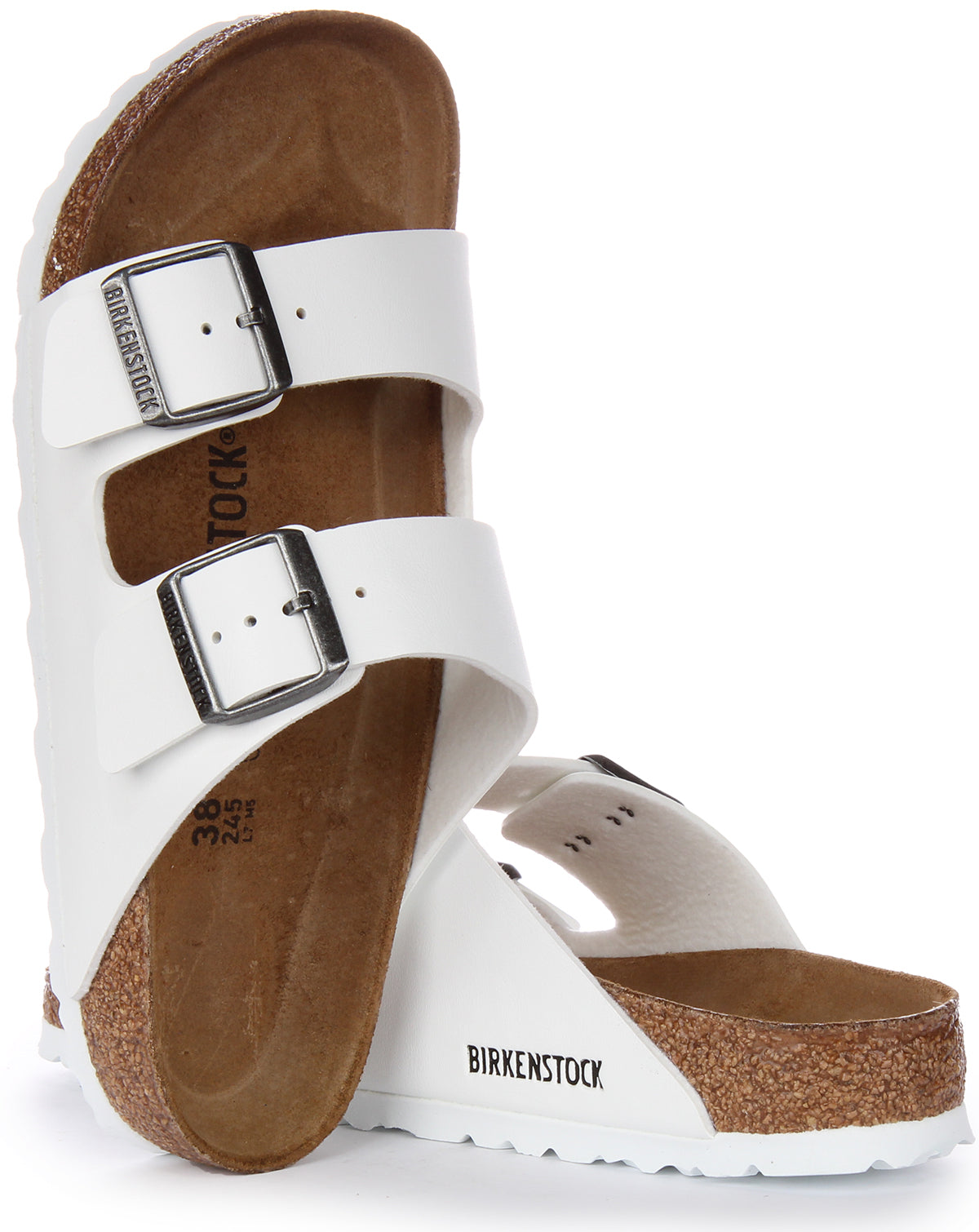 Sandales Birkenstock Arizona | Birko-Flor blanc pour femme