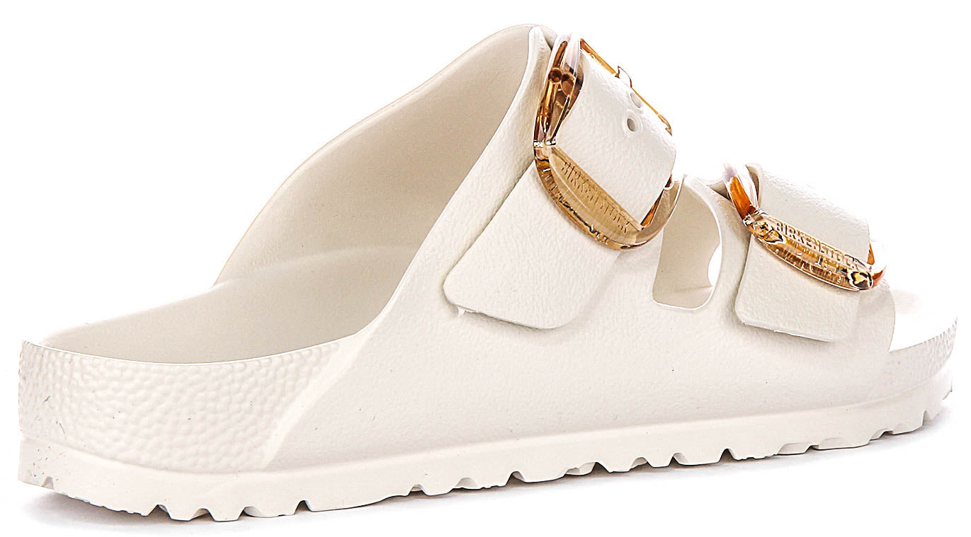 Sandali Birkenstock Arizona | EVA bianco - fibbia grande da uomo e donna - calzata stretta