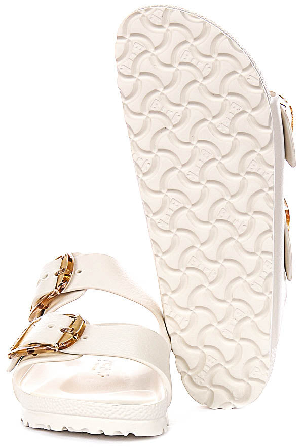 Sandali Birkenstock Arizona | EVA bianco - fibbia grande da uomo e donna - calzata stretta