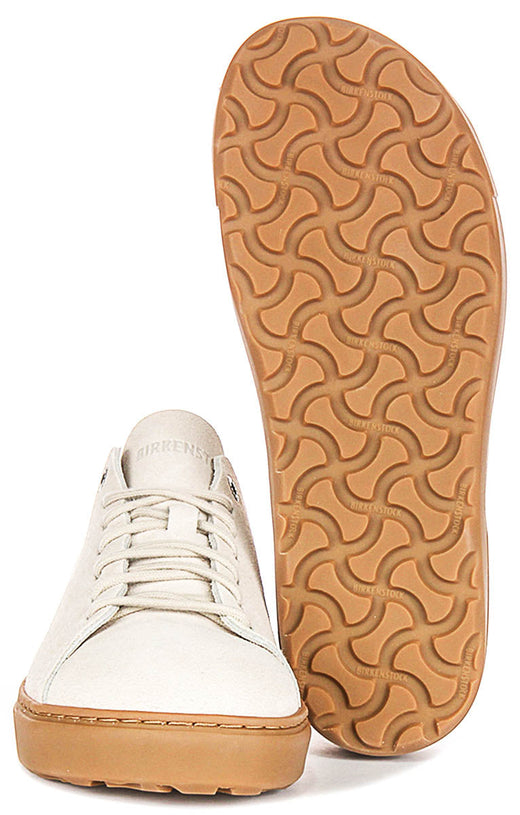 Birkenstock Bend Low sneakers | Grijs suèdeleer voor heren en dames - normale pasvorm