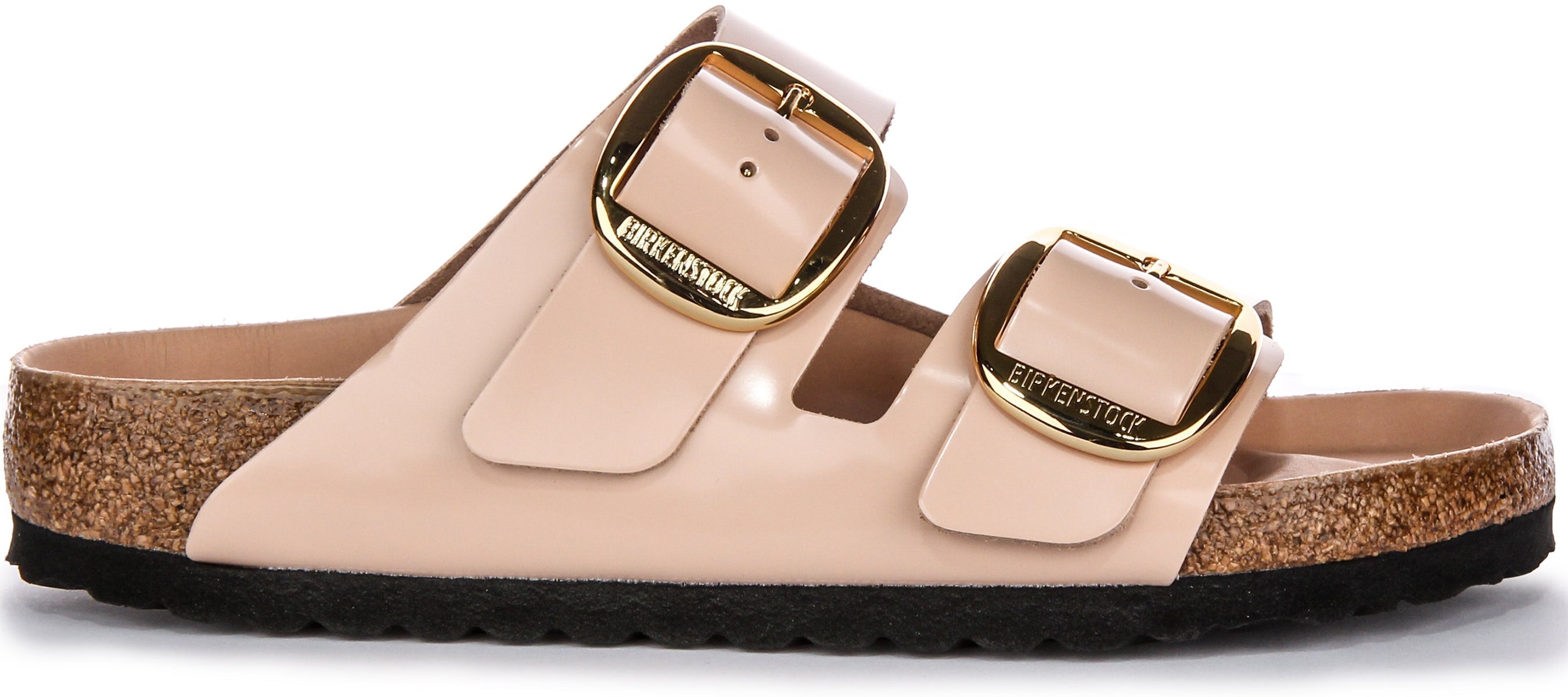 Birkenstock Arizona-sandaler | Beige äkta läder – Big Buckle för kvinnor