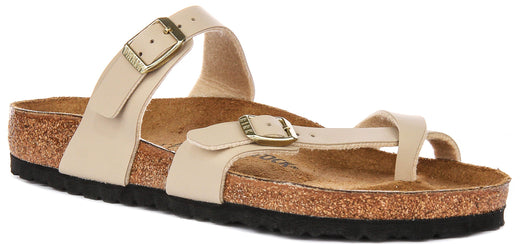 Birkenstock Mayari Sandals | Beige suede leather for Men and Women