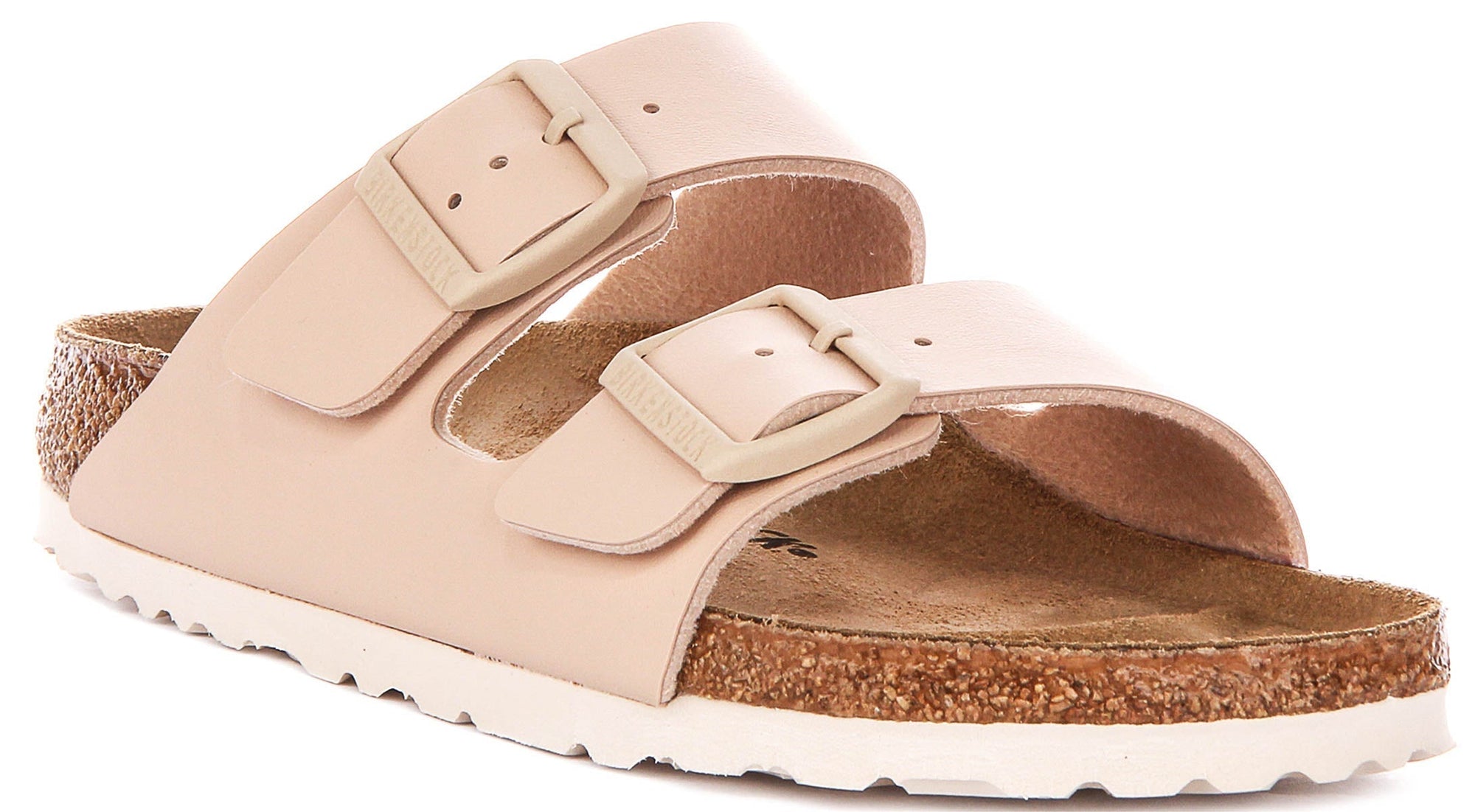 Birkenstock Arizona-sandaler | beige Birko-Flor för kvinnor – smal passform