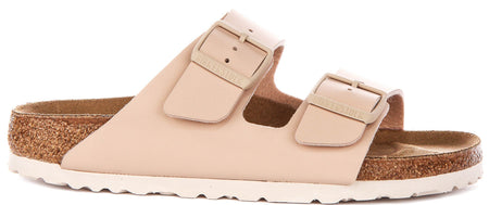 Birkenstock Arizona-sandaler | beige Birko-Flor för kvinnor – smal passform