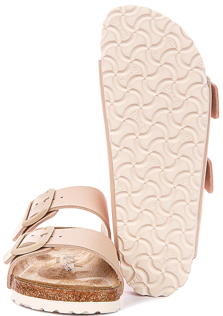 Birkenstock Arizona-sandaler | beige Birko-Flor för kvinnor – smal passform