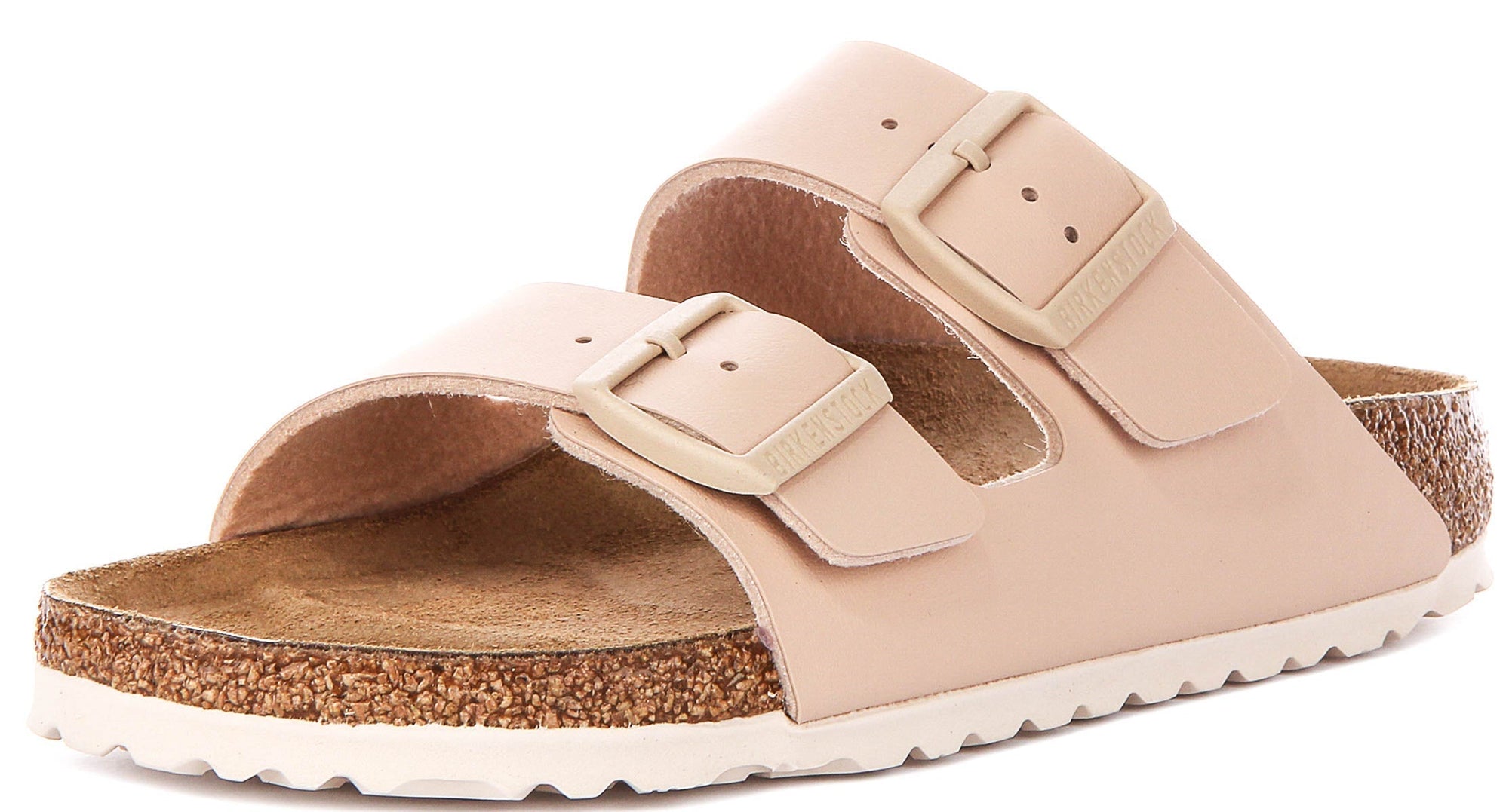 Birkenstock Arizona-sandaler | beige Birko-Flor för kvinnor – smal passform