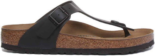 Birkenstock Gizeh-sandalen | Zwart Birko-Flor voor dames