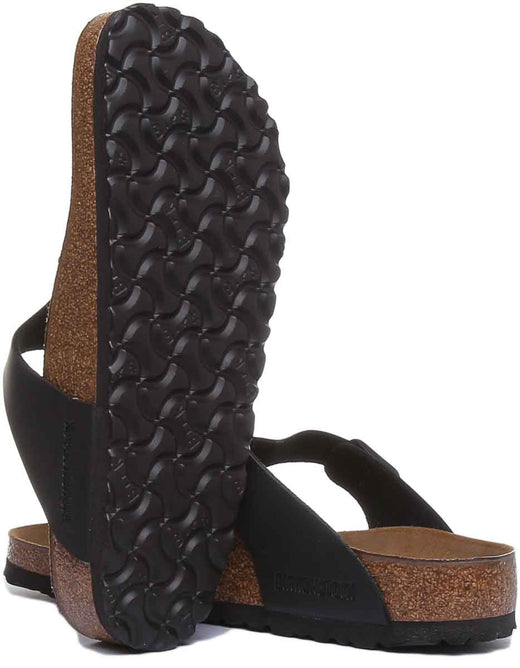 Birkenstock Gizeh-sandalen | Zwart Birko-Flor voor dames