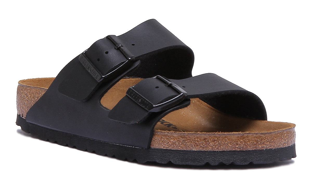 Sandales Birkenstock Arizona | Birko-Flor noir pour homme et femme