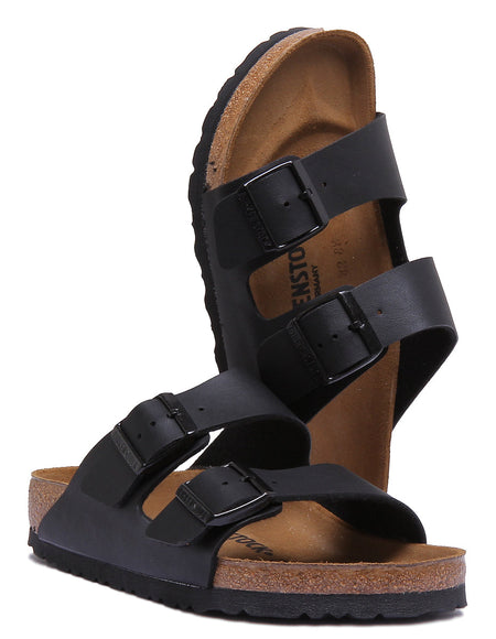 Sandales Birkenstock Arizona | Birko-Flor noir pour homme et femme