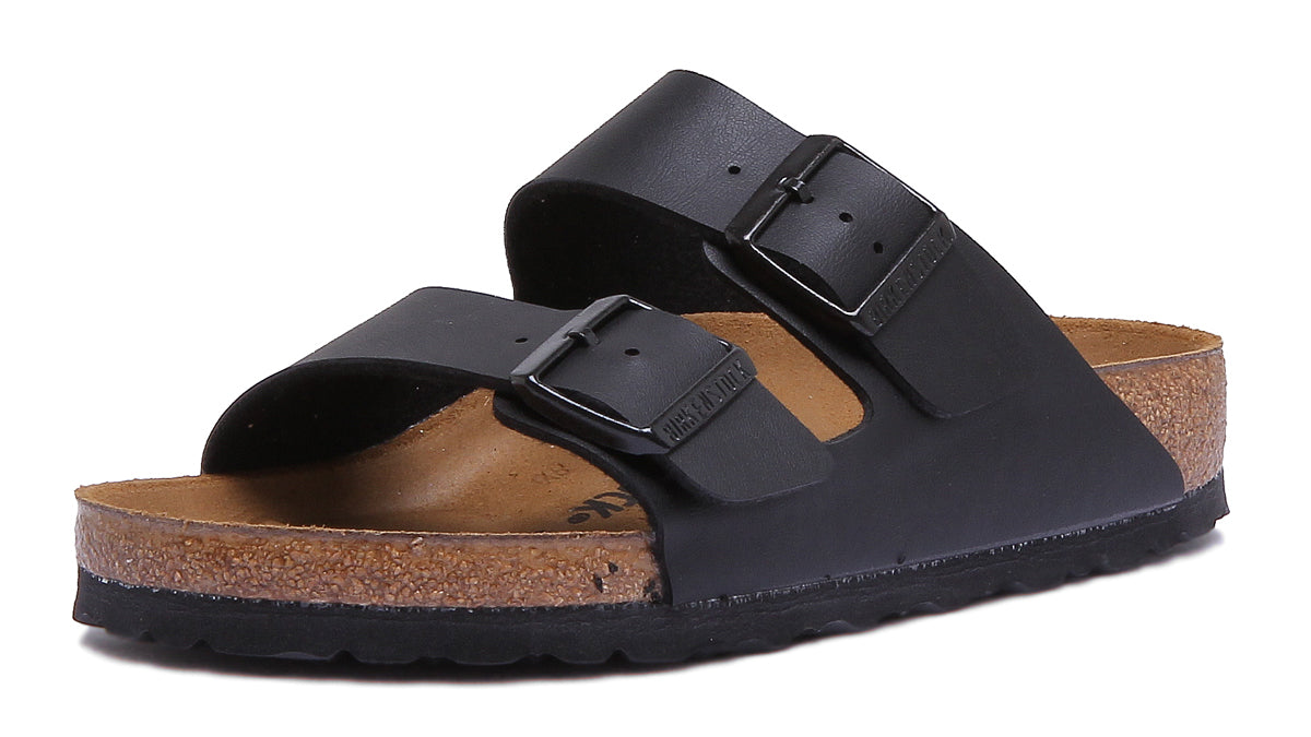 Sandales Birkenstock Arizona | Birko-Flor noir pour homme et femme