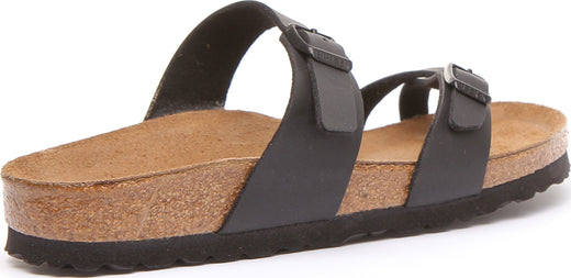 Birkenstock Mayari sandalen | zwart nubuckleer voor dames