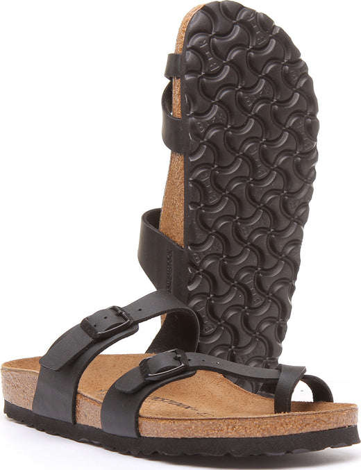 Birkenstock Mayari sandalen | zwart nubuckleer voor dames