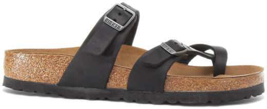 Birkenstock Mayari sandalen | zwart echt leer voor dames