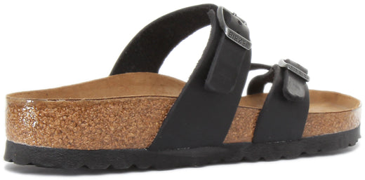 Birkenstock Mayari sandalen | zwart echt leer voor dames