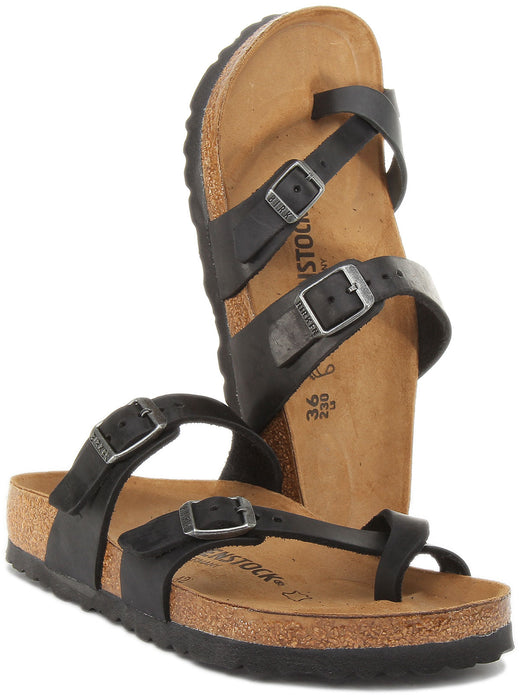 Birkenstock Mayari sandalen | zwart echt leer voor dames