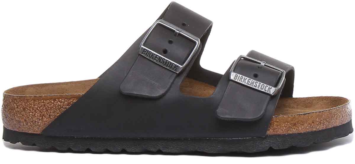 Sandali Birkenstock Arizona | Vera pelle nera da donna