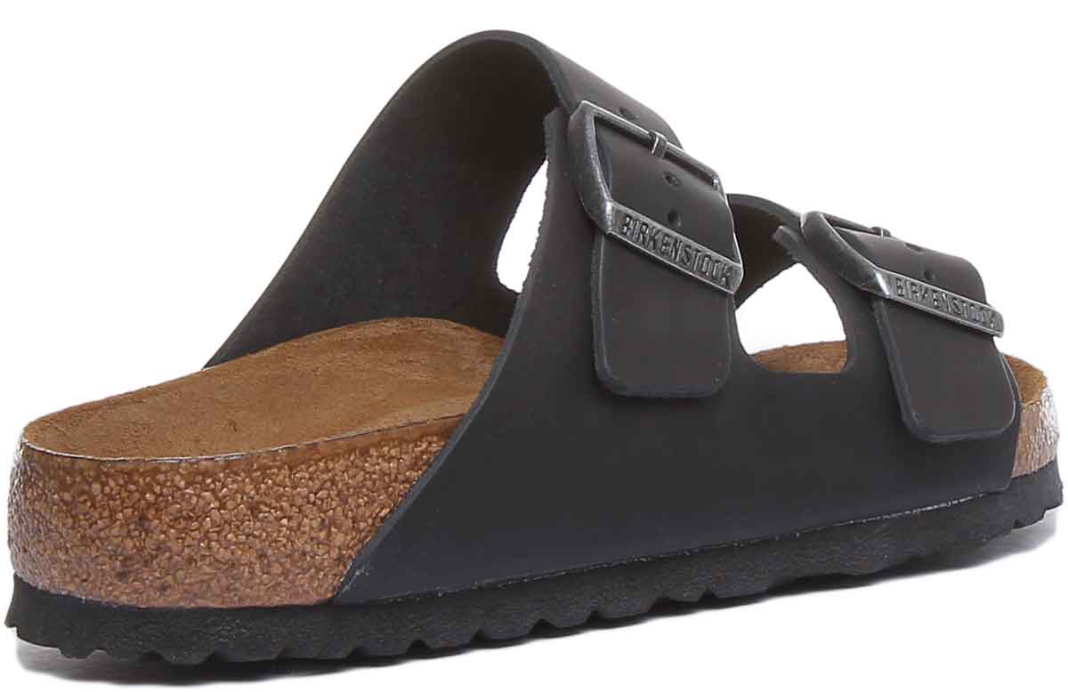 Sandali Birkenstock Arizona | Vera pelle nera da donna