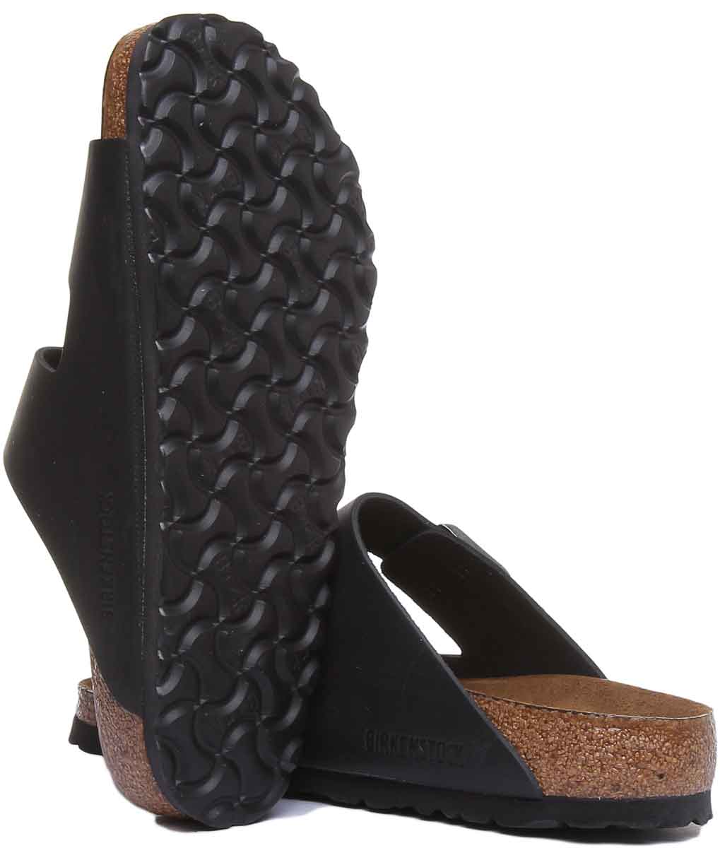 Sandali Birkenstock Arizona | Vera pelle nera da donna