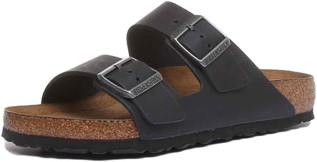 Sandali Birkenstock Arizona | Vera pelle nera da donna