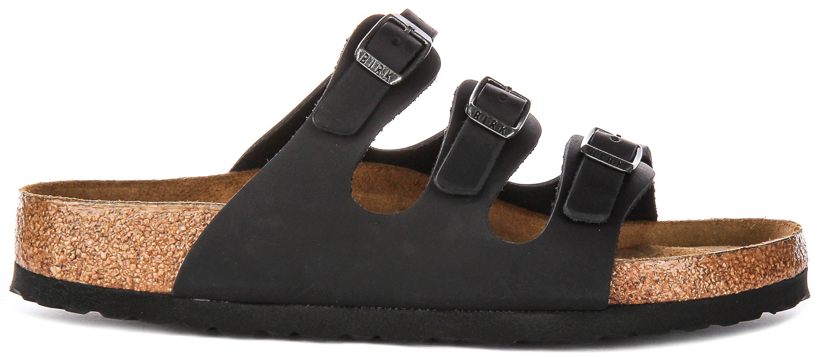 Birkenstock Florida sandali | Pelle scamosciata nera da donna