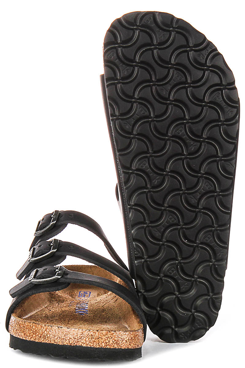 Birkenstock Florida sandali | Pelle scamosciata nera da donna