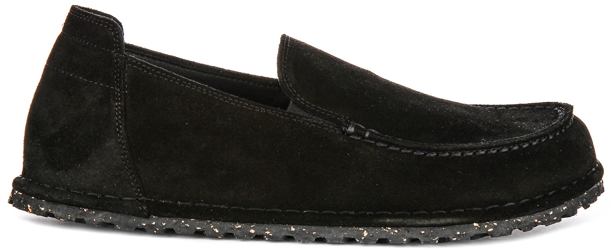 Birkenstock Utti Shoes | Black suede leather for Men and Women - Regular Fit