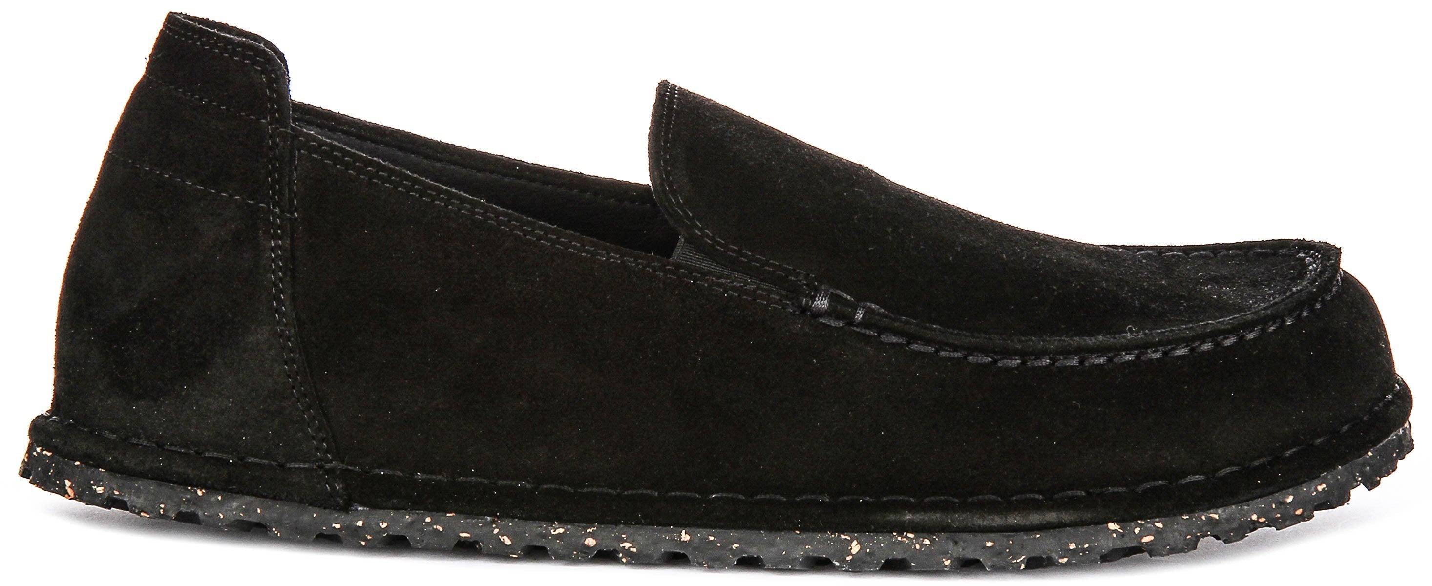 Birkenstock Utti Shoes | Black suede leather for Men and Women - Regular Fit
