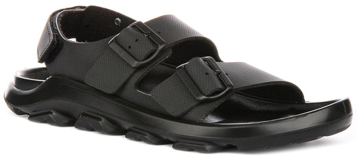 Birkenstock Mogami Terra-sportschoenen | zwart echt leer voor heren - normale pasvorm