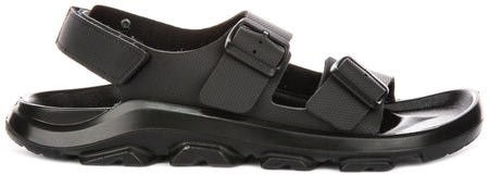 Birkenstock Mogami Terra Trainers | Black genuine leather for Men - Regular Fit