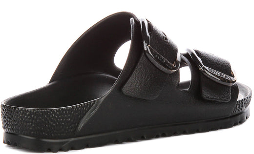 Birkenstock Arizona Sandals | Black EVA - Big Buckle for Women - Narrow Fit
