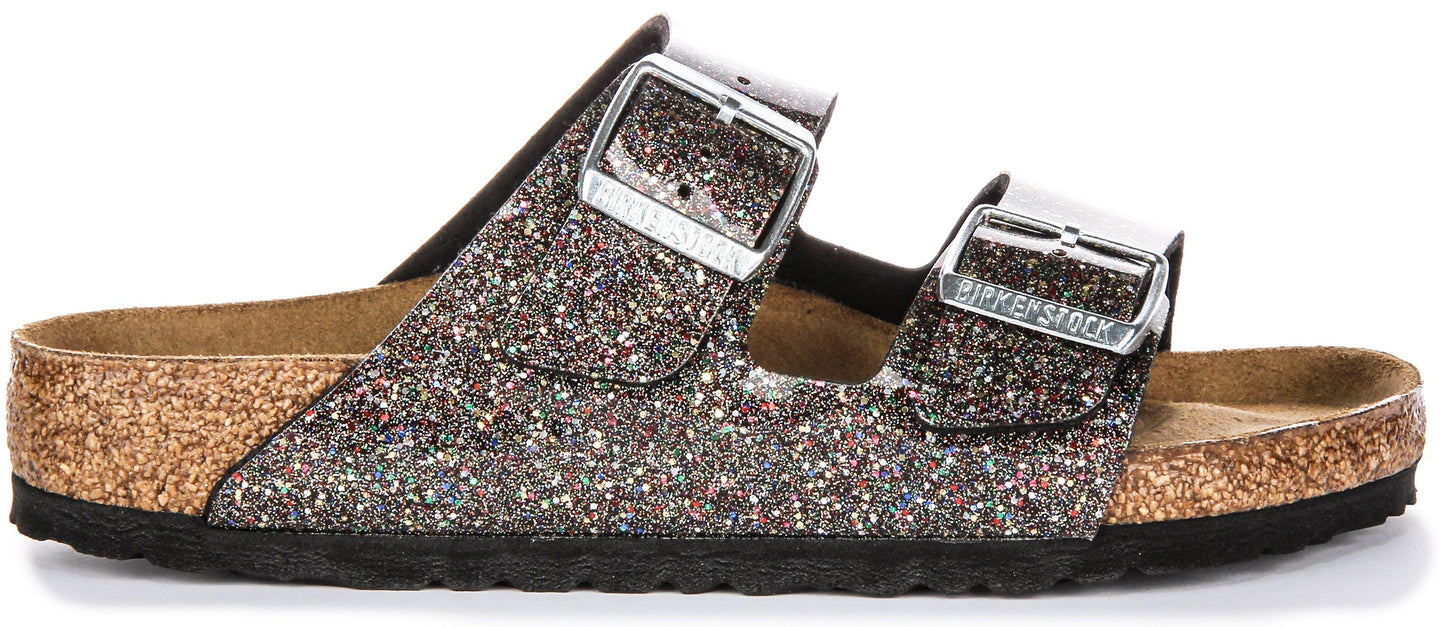Birkenstock Arizona-sandalen | zwart Birko-Flor - meerkleurig voor kinderen