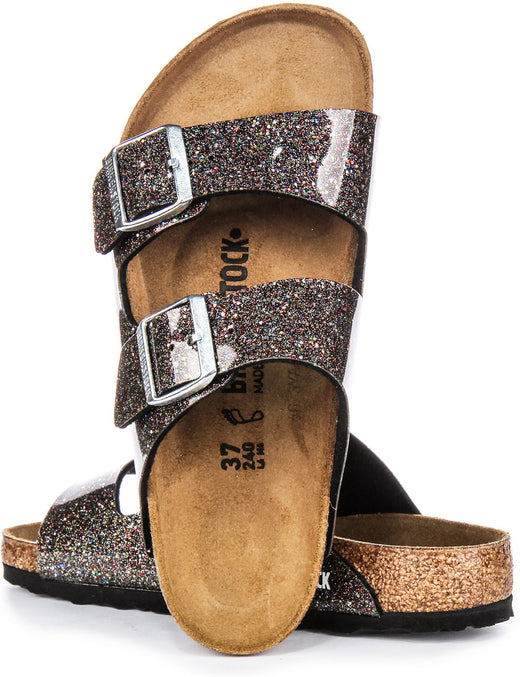 Birkenstock Arizona-sandalen | zwart Birko-Flor - meerkleurig voor kinderen