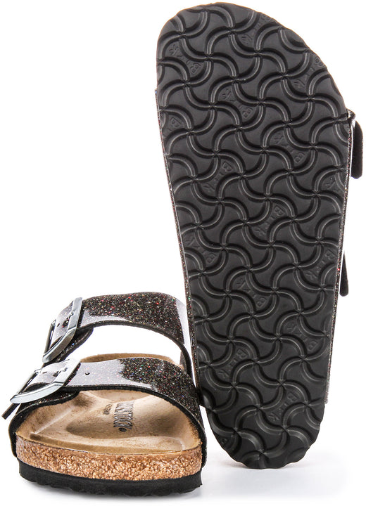 Birkenstock Arizona-sandalen | zwart Birko-Flor - meerkleurig voor kinderen