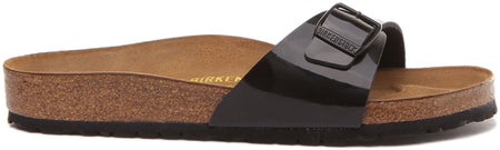 Sandales Birkenstock Madrid | Birko-Flor noir pour femmes